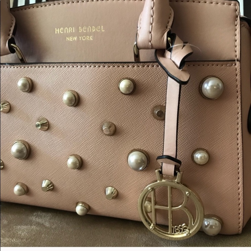 Henri Bendel W 57th Mini Satchel w Pearls